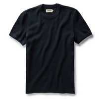 Taylor Stitch - The Organic Cotton Short Sleeve Crew in Dark Navy