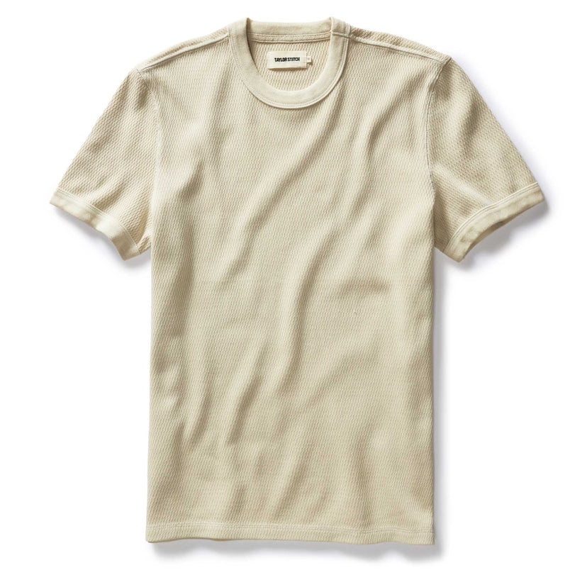 Taylor Stitch - The Organic Cotton Short Sleeve Crew in Vintage White