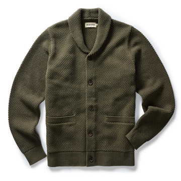 Taylor Stitch - The Crawford Sweater in Fatigue Olive