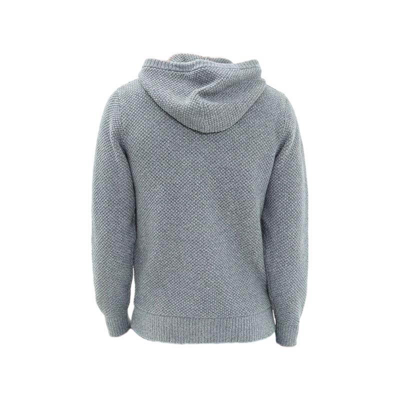 Taylor Stitch - The Crawford Sweater Hoodie in Deep Sea Twist