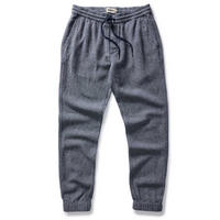 Taylor Stitch - The Apres Pant in Navy Linen Tweed