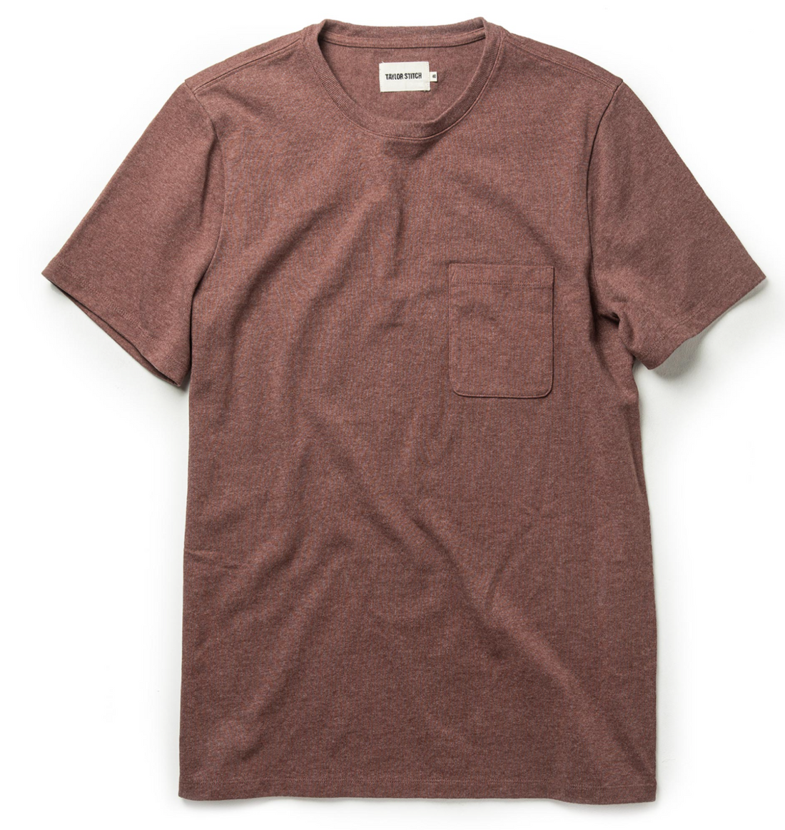 Taylor Stitch - The Heavy Bag Tee in Burgundy