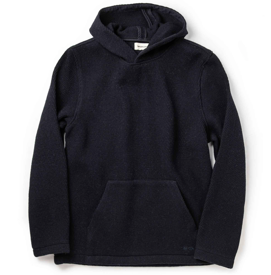 Taylor Stitch - The Nomad Hoodie in Navy Twill