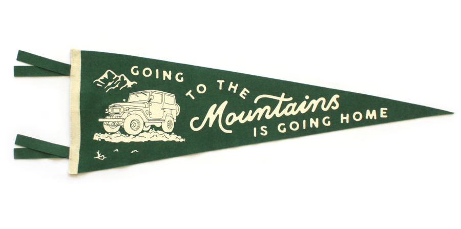 Oxford Pennant - Going To The Mountains Pennant