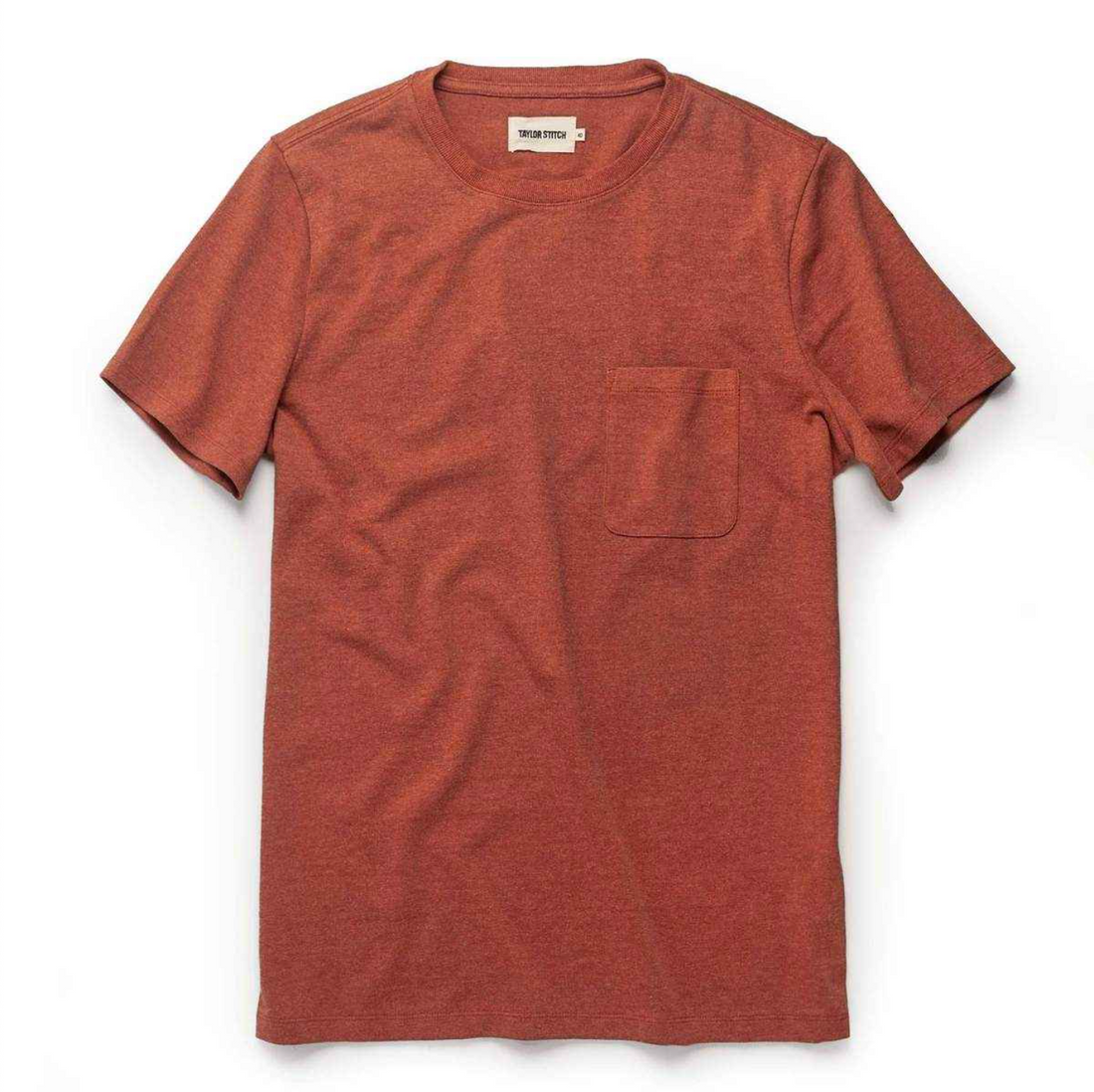 Taylor Stitch - The Heavy Bag Tee in Rust