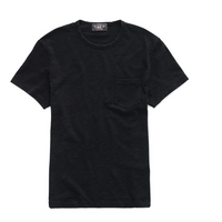 Double RL - Indigo Slub Jersey Cotton Pocket T-Shirt