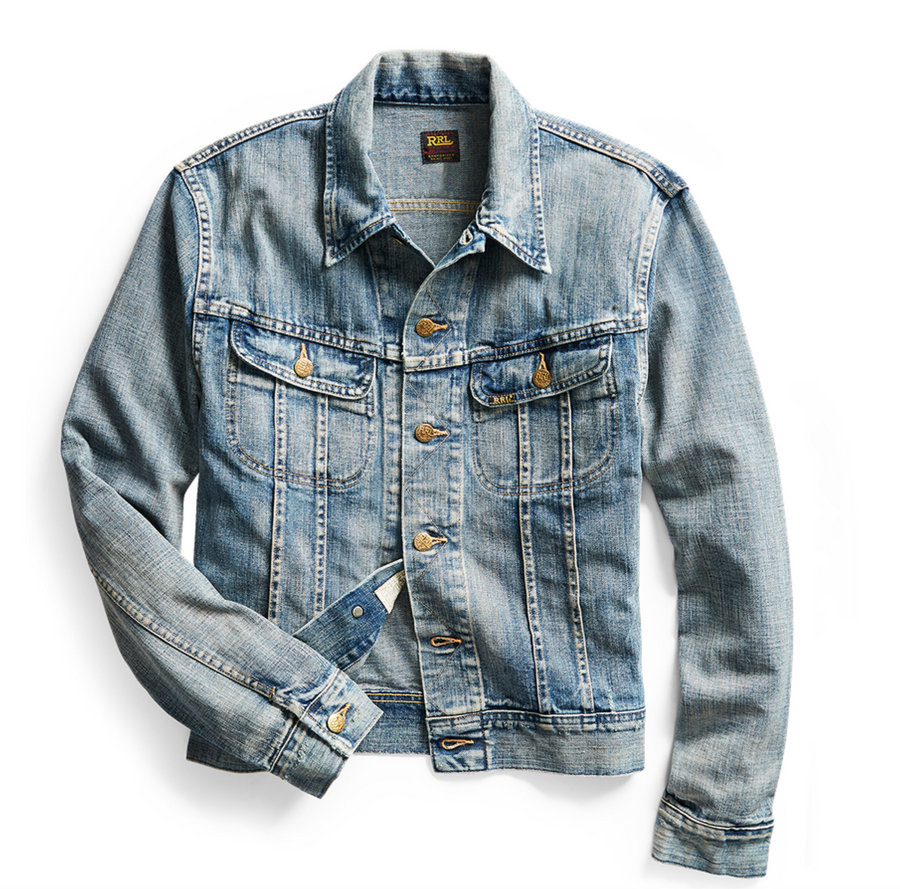 ジャケット・アウター Double RL INDIGO DENIM ENGINEER JACKET Double RL - Indigo Denim Jacket – Fountainhead NY