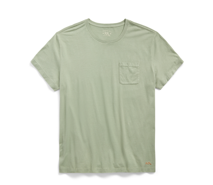 Double RL - Garment Dyed Pocket T Shirt