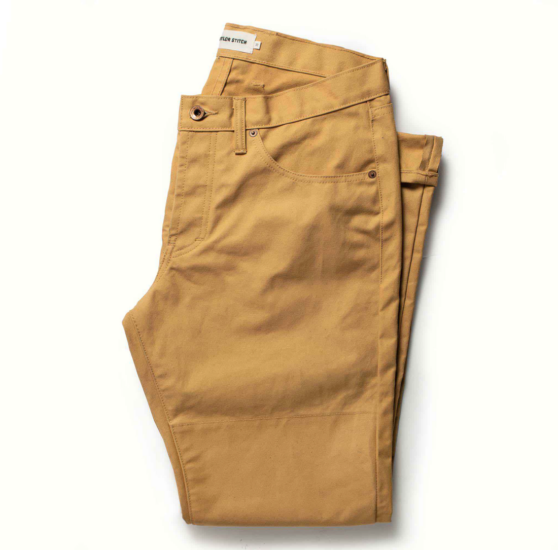 Taylor Stitch - The Wharf Pant in British Khaki Selvage