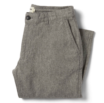 Taylor Stitch - The Easy Pant in Charcoal Herringbone