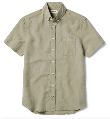 Taylor Stitch - The Short Sleeve Jack in Sage and Natural