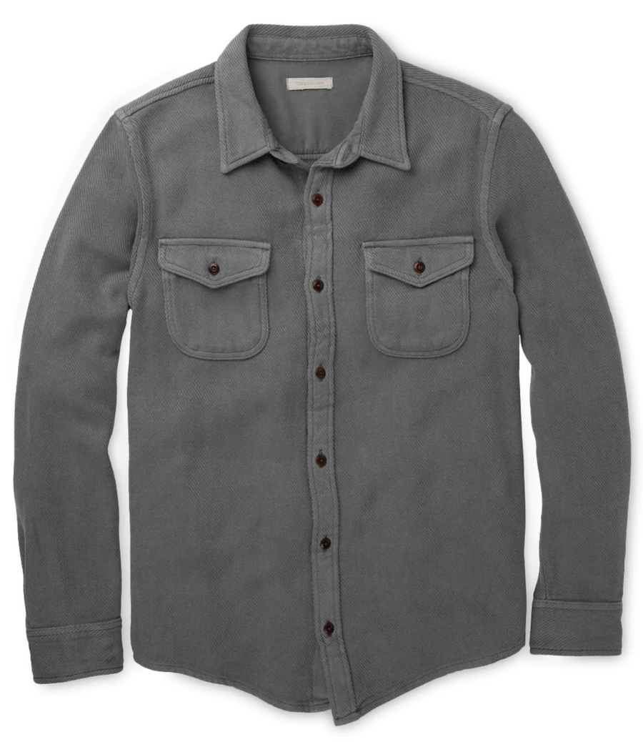 Outerknown - Chroma Blanket Shirt in Faded Black