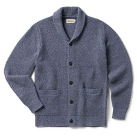 Taylor Stitch - The Crawford Sweater in Blue Melange