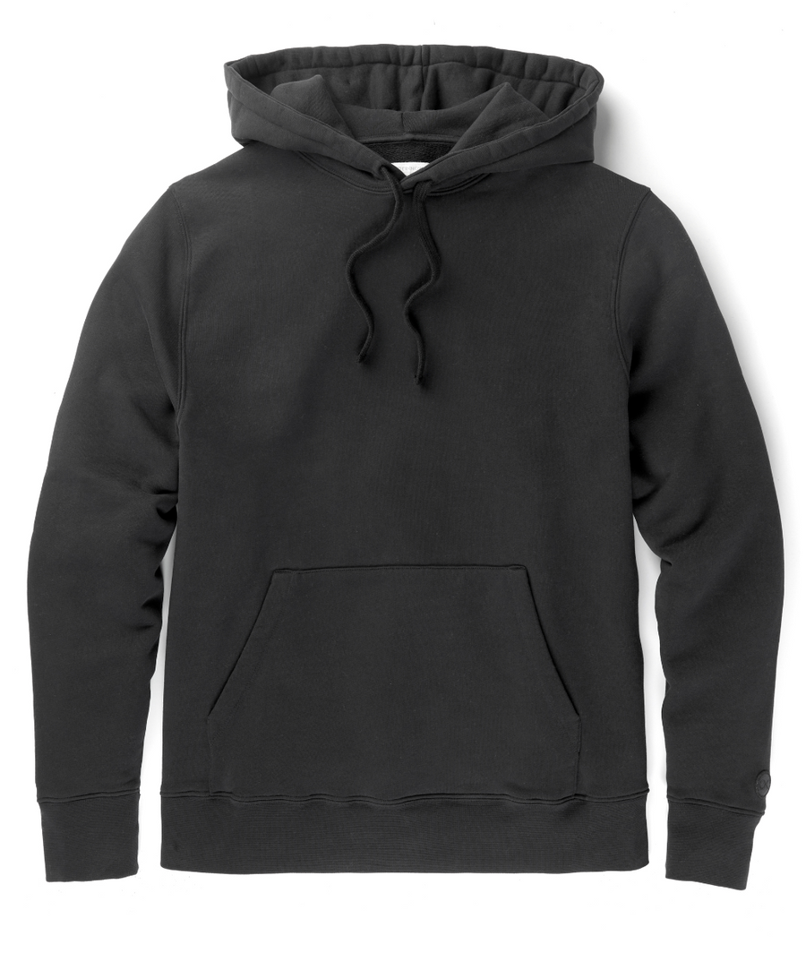 Outerknown- Sunday Hoodie in Pitch Black