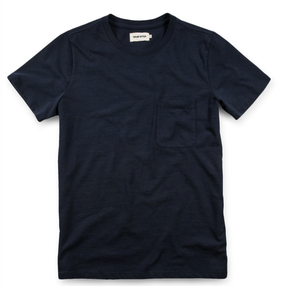 Taylor Stitch - Heavy Bag Tee in Navy